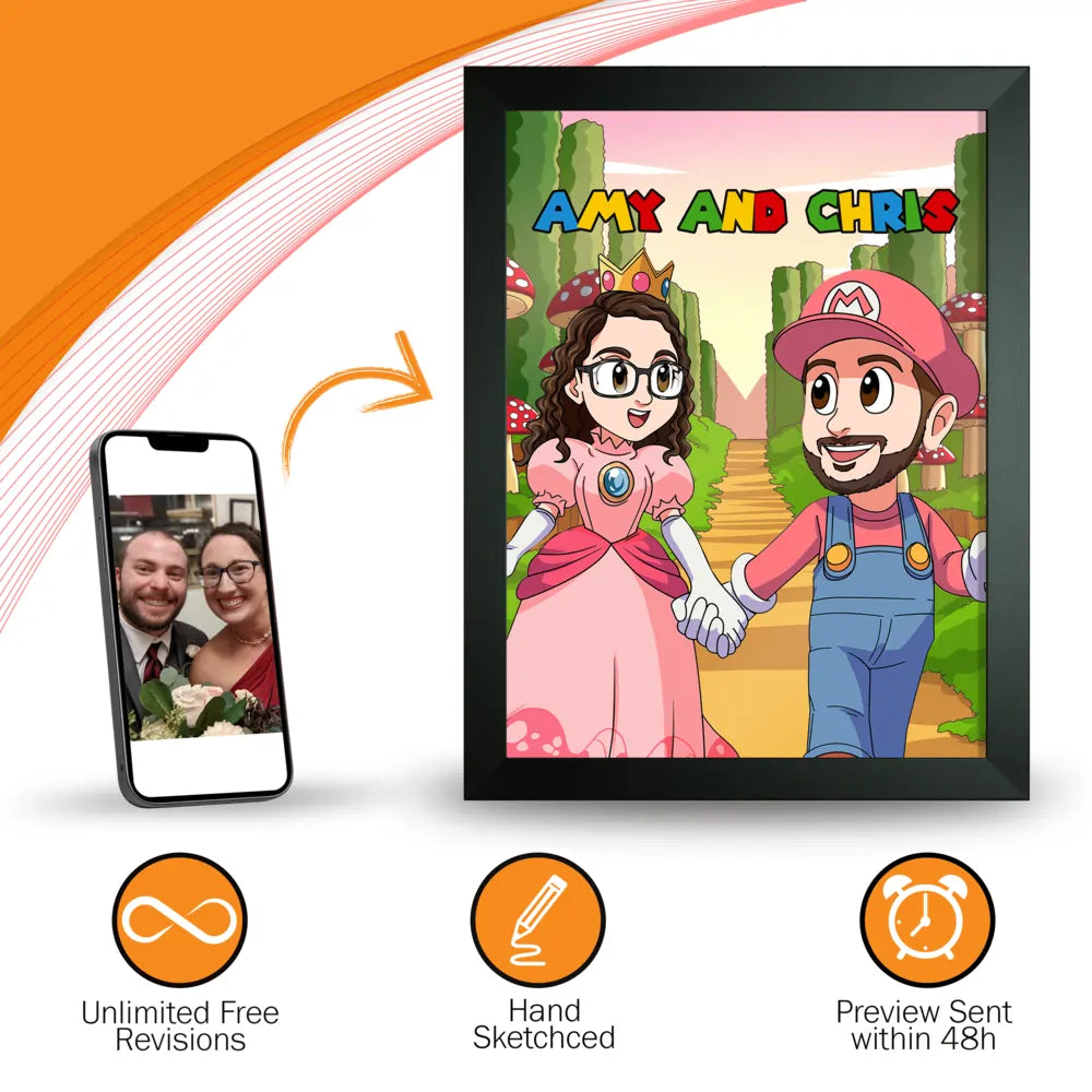 Super World - Custom Light Box Art