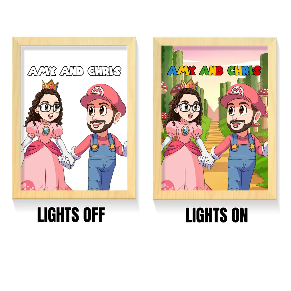 Super World - Custom Light Box Art