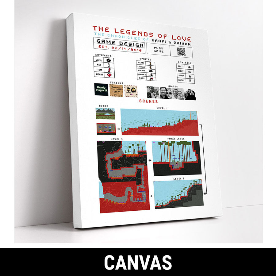 Legends of Love Canvas